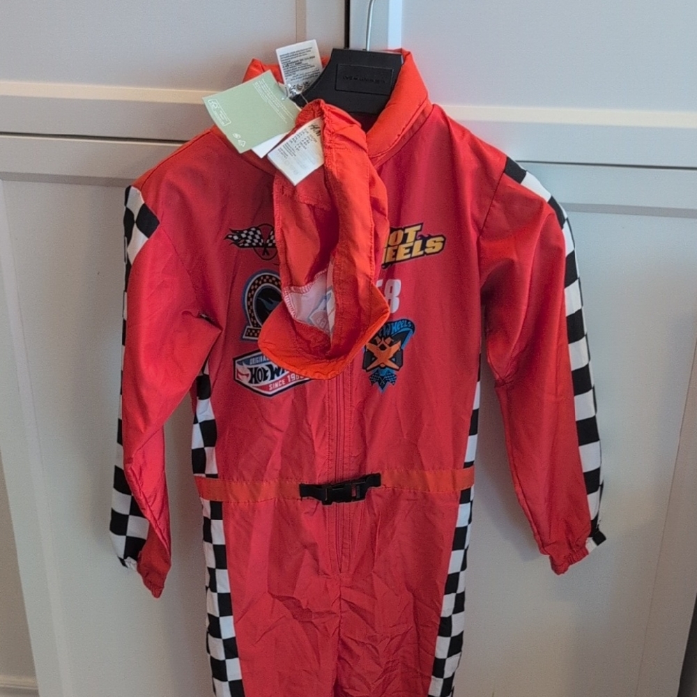 BNWT H&M Hot Wheels Driver Costume 6-8 Yer Old Size